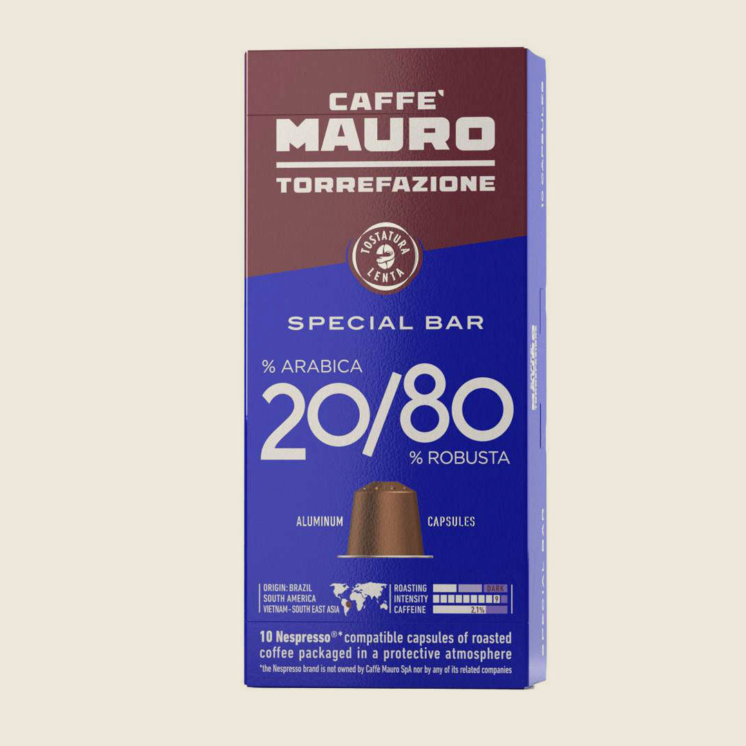 20% Arabica 80% Robusta « Caffe Mauro » Compatibili Nespresso®