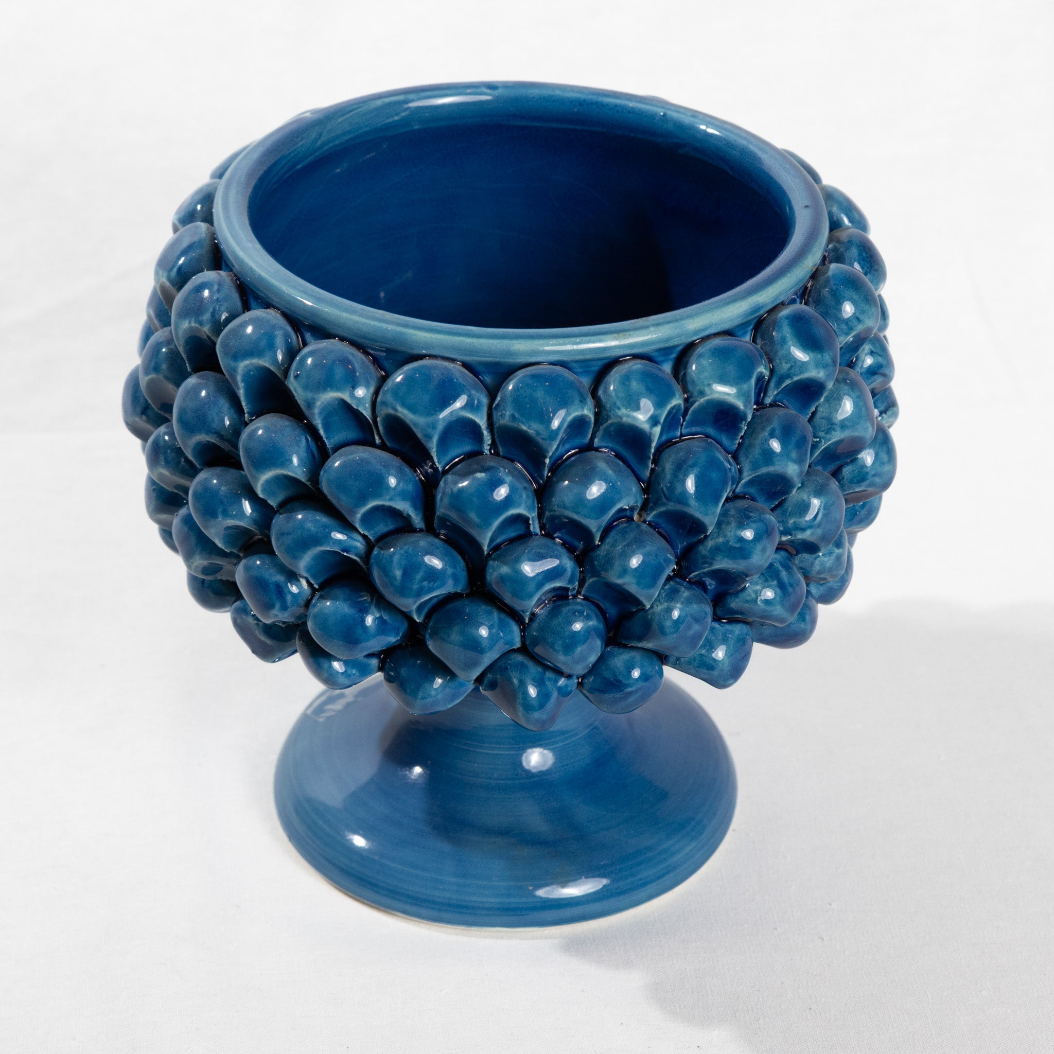 Copri vaso con piede - Caltagirone